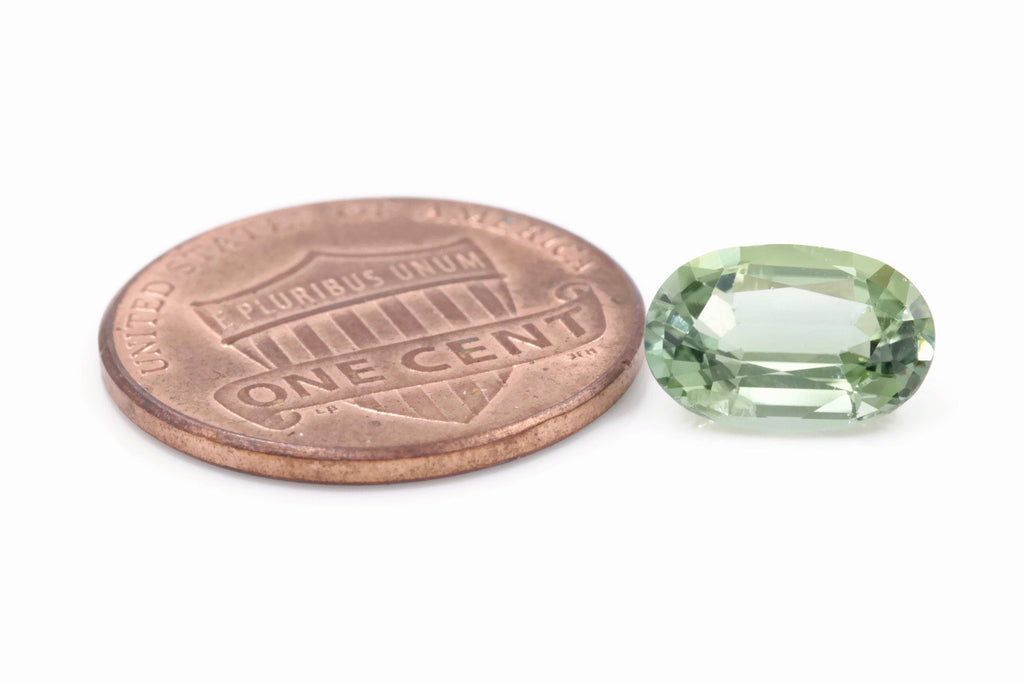 Green Tourmaline 10x6mm-Tourmaline-Planet Gemstones