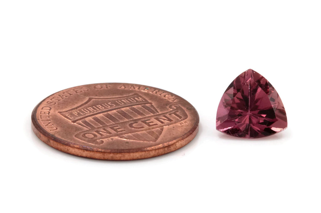 Natural Tourmaline Pink Tourmaline October Birthstone DIY Jewelry Supply Black Tourmaline Tourmaline Tourmaline Pink 1.70ct 8mm-Tourmaline-Planet Gemstones