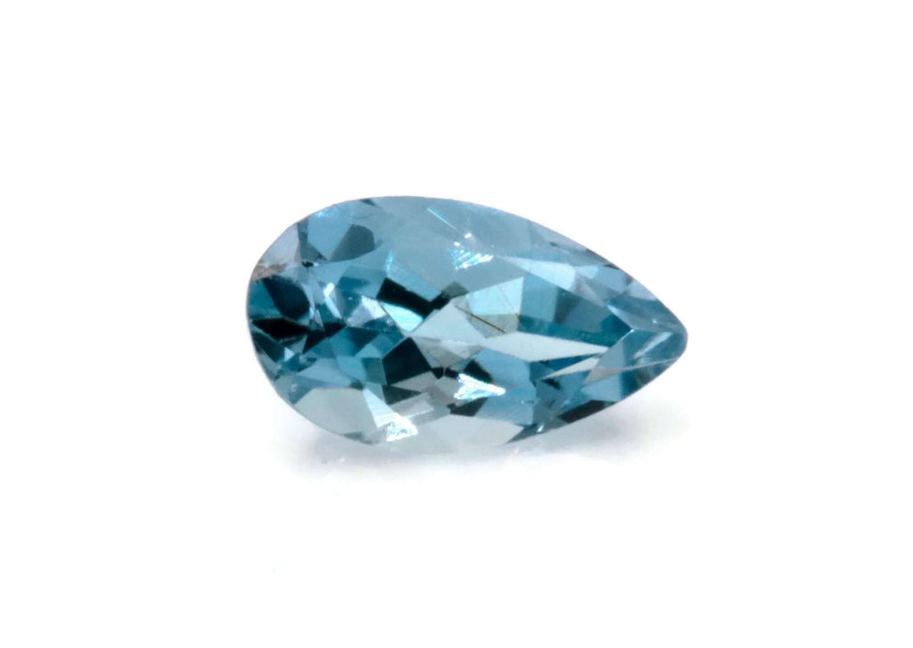 Aquamarine Natural Aquamarine Pear shape 7x4mm, 0.40ct-Aquamarine-Planet Gemstones