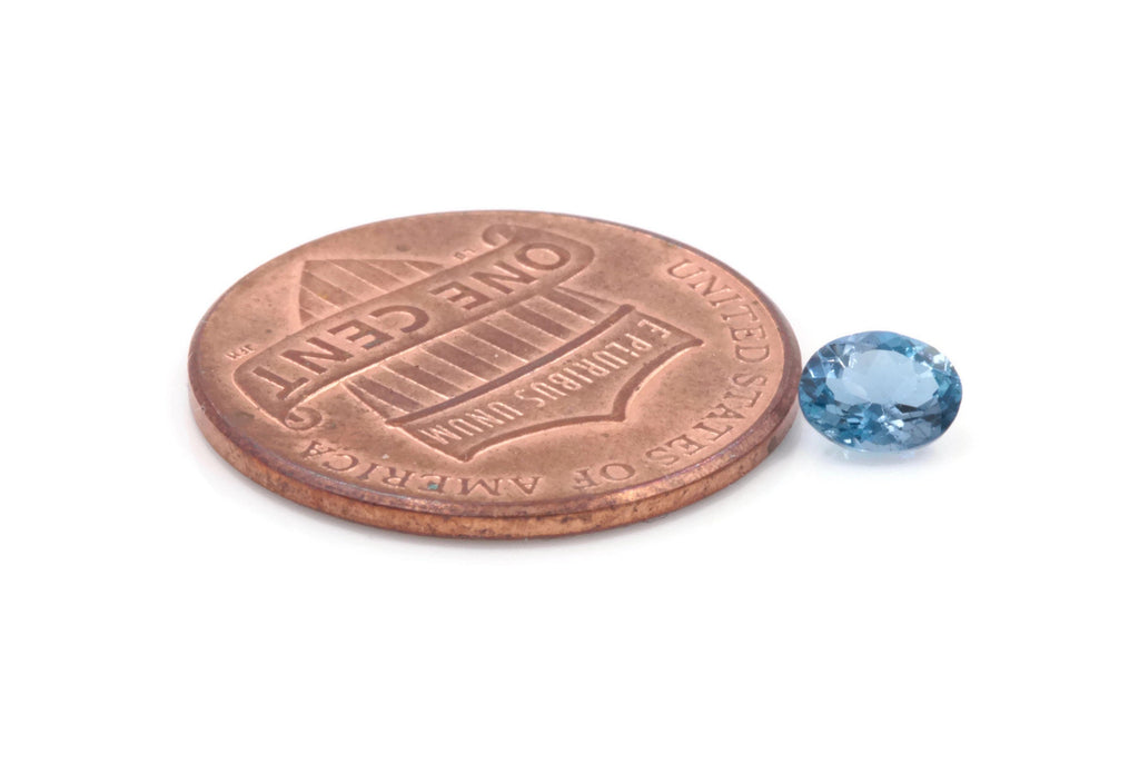 Aquamarine Oval 5x4mm-Aquamarine-Planet Gemstones