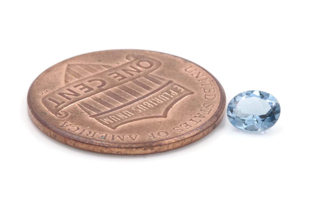 Natural Aquamarine 5x4mm 0.30ct-Aquamarine-Planet Gemstones