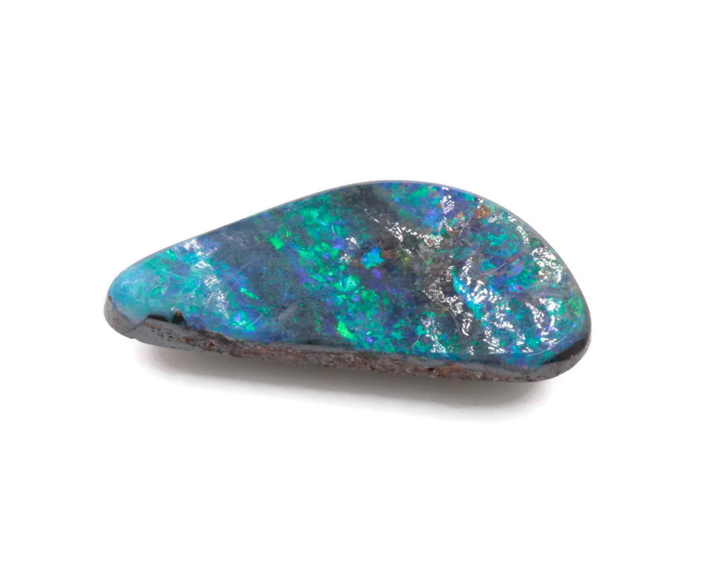 Natural Australian Boulder Opal Genuine Opal Stone Aussie Boulder Opal Stone 3.26ct DIY Jewelry Supplies-Planet Gemstones