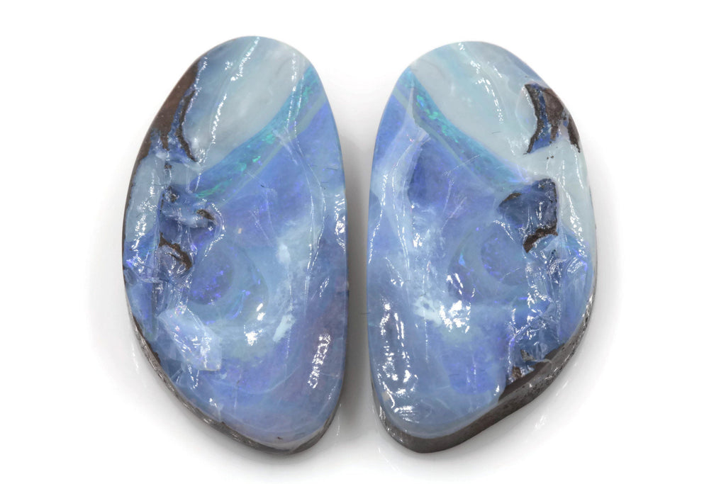 Boulder Opal Pair 39cts-Planet Gemstones
