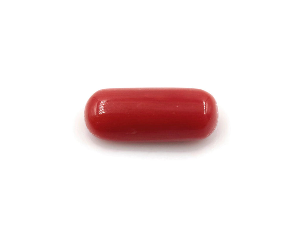 Coral Cabochon 15x6mm-Planet Gemstones