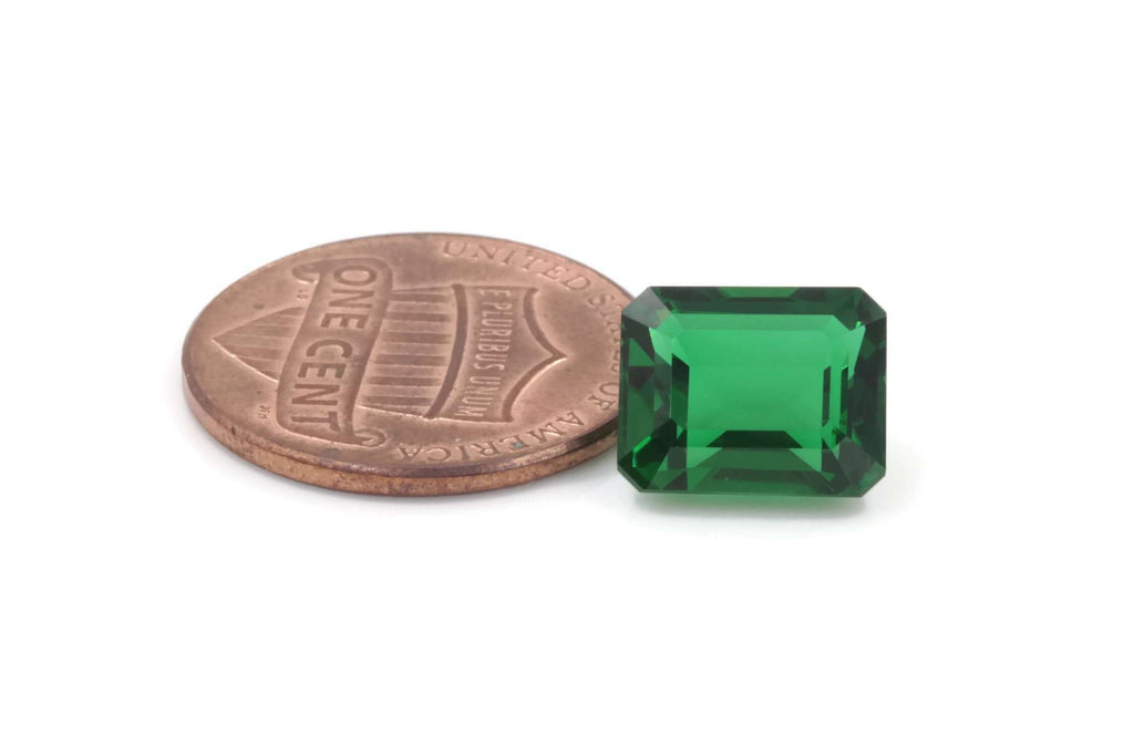 Emerald Simulated Zambian Emerald May Birthstone Emerald Gemstone Jewelry Supplies Lab Created Emerald OCT 9x11mm,8x6mm SKU: 00111467,113144-Planet Gemstones