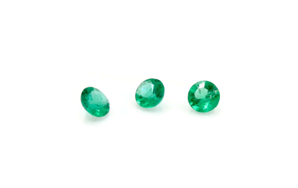 Emerald Round 1.5mm-Emerald-Planet Gemstones