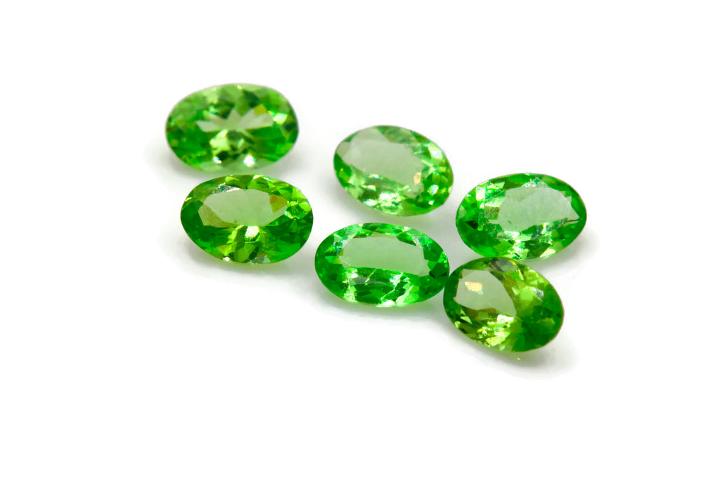 Tsavorite Natural Tsavorite Melee Tsavorite Garnet January Gemstone Green Garnet green Tsavorite 5x3mm 0.25ct-Planet Gemstones