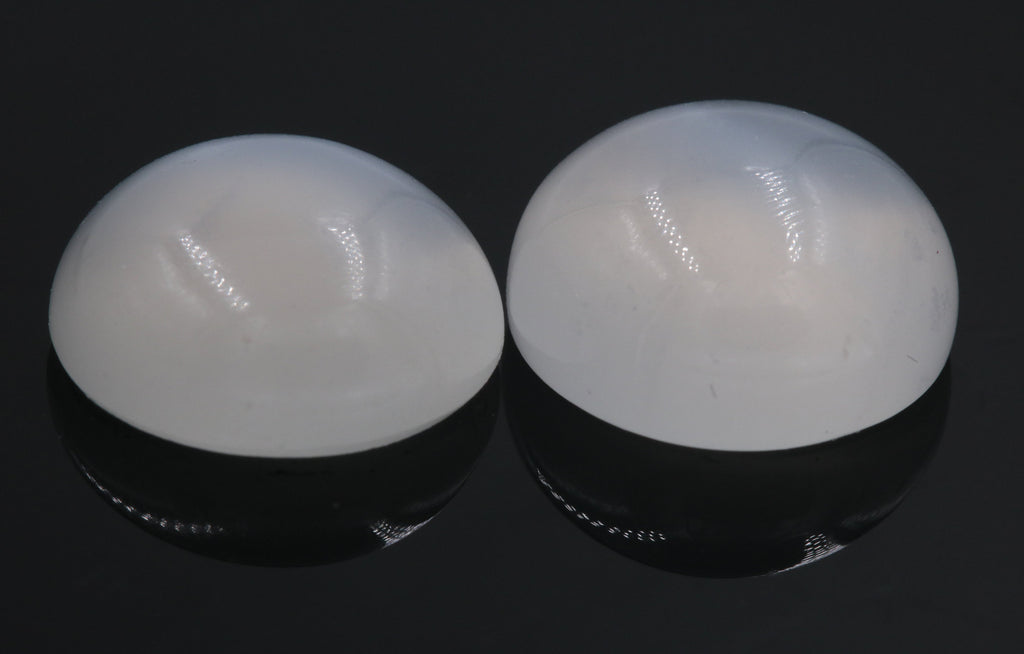 Moonstone cabs 13mm-Planet Gemstones