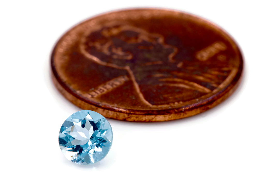 Aquamarine 5mm-Aquamarine-Planet Gemstones