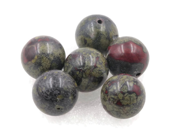 Green Agate Beads 14mm