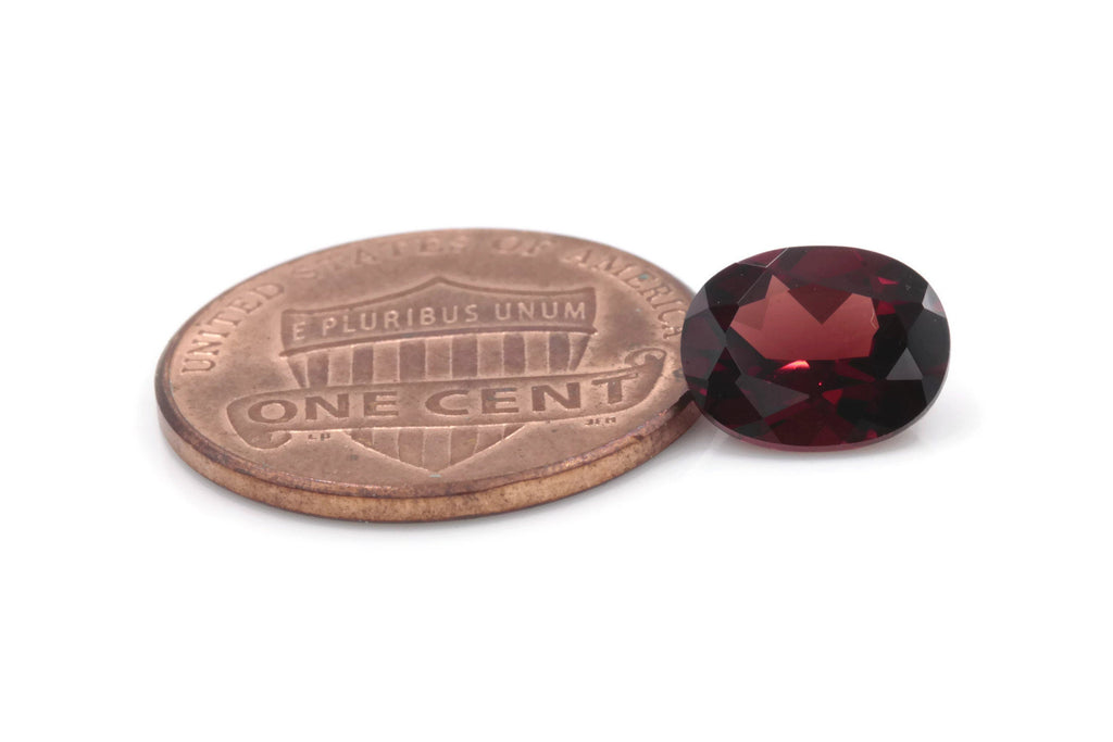 Red Garnet 8x6mm-Planet Gemstones
