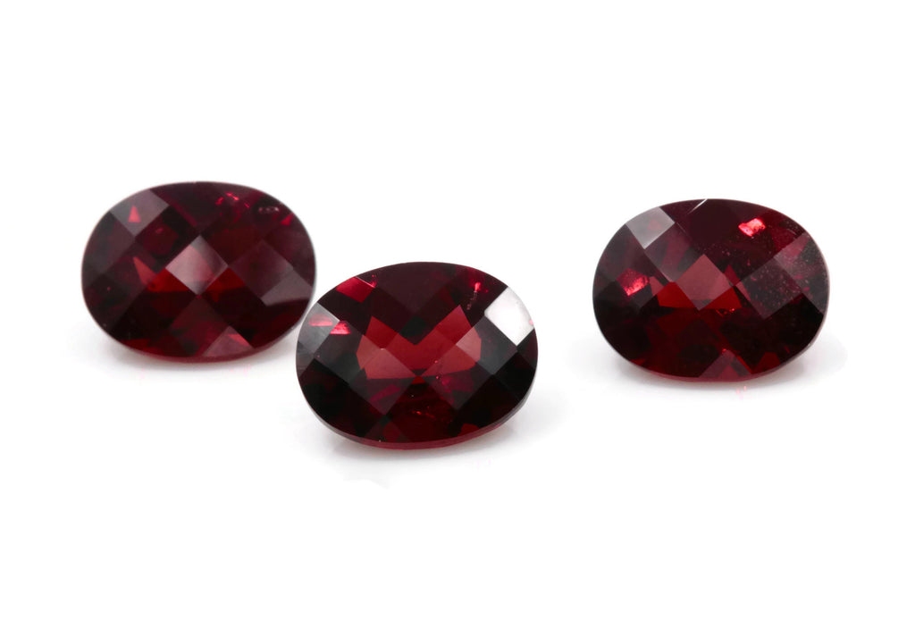 Red Garnet 8x6mm-Planet Gemstones
