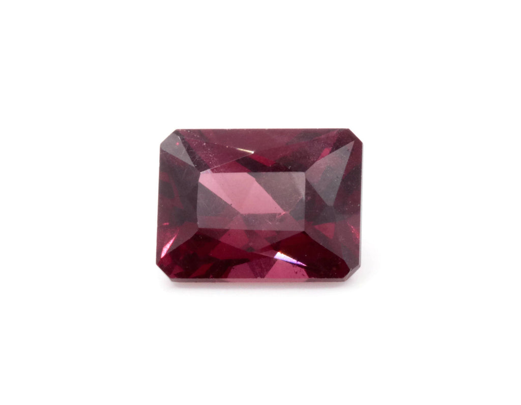 Natural Red Garnet 8x6mm Octagon 1.78ct January Birthstone Faceted Garnet gemstone DIY Red Garnet gemstone-Planet Gemstones