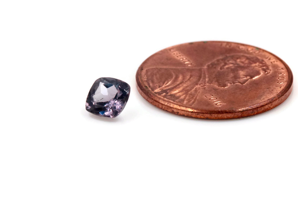 Purple Spinel round 5mm-Planet Gemstones