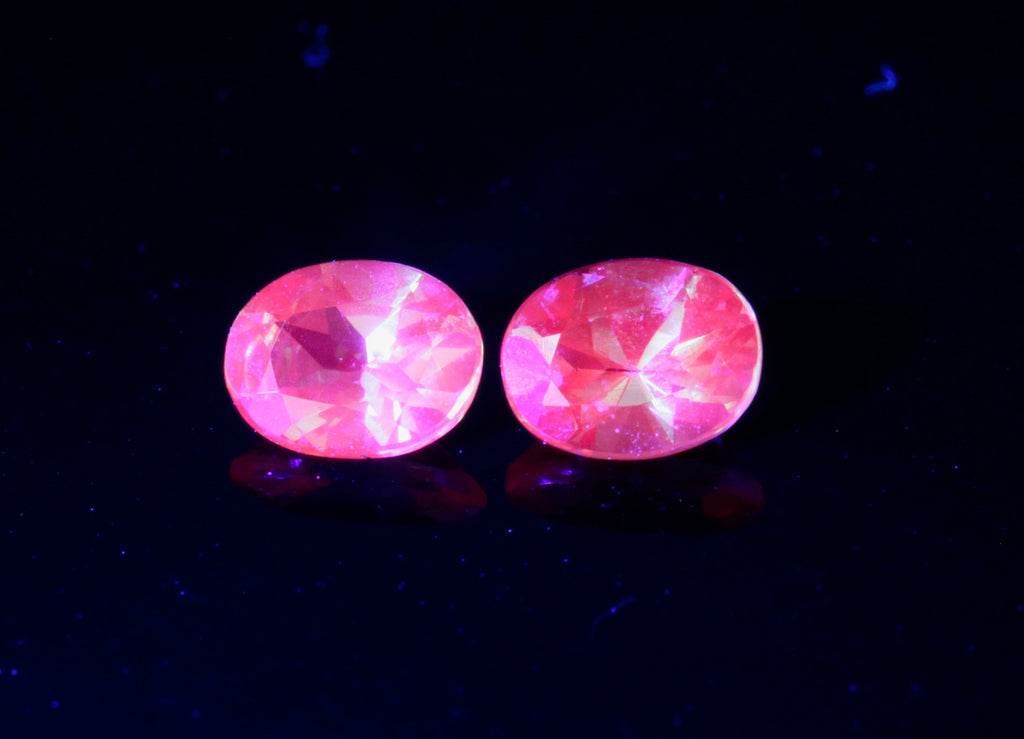 Natural Alexandrite Gemstone Matching Pair OV 0.72ct 4x5mm Certify Alexandrite June birthstone Alexandrite alexandrite color changing stone-Alexandrite-Planet Gemstones