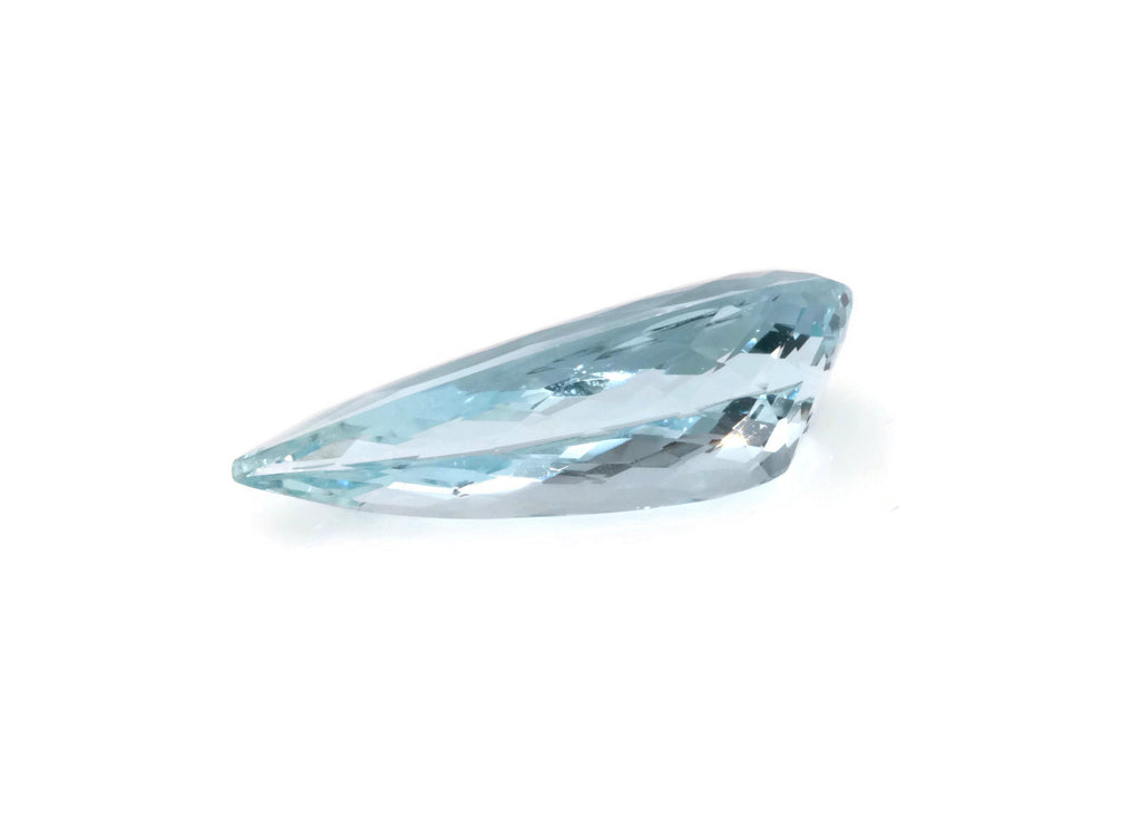 Natural Aquamarine 22x9mm March Birthstone DIY Jewelry Supplies Aquamarine Gemstone Blue Aquamarine Genuine Aquamarine-Aquamarine-Planet Gemstones