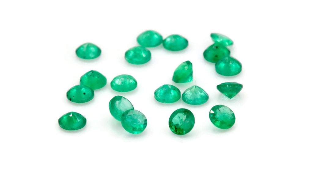 Emerald Natural Emerald May Birthstone Zambian Emerald Round Emerald Diy Jewelry Supplies Emerald Gemstone 0.078ct 2.75mmEmerald green-Emerald-Planet Gemstones