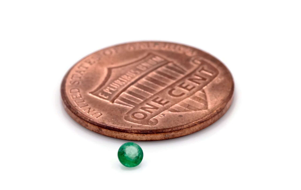 Emerald Natural Emerald May Birthstone Zambian Emerald Round Emerald Diy Jewelry Supplies Emerald Gemstone 0.078ct 2.75mmEmerald green-Emerald-Planet Gemstones