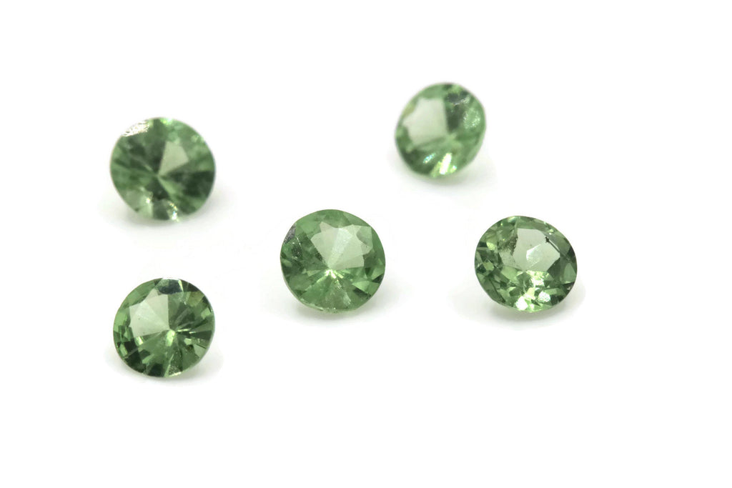 Tsavorite Natural Tsavorite Melee Tsavorite Garnet January Gemstone Green Garnet green Tsavorite 4mm 0.26ct-Planet Gemstones