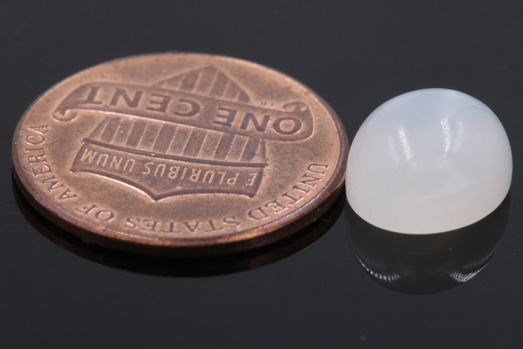 Natural Moonstone White moonstone June Birthstone Moonstone DIY jewelry Supplies Moonstone cabs 9x11mm 4ct-Planet Gemstones