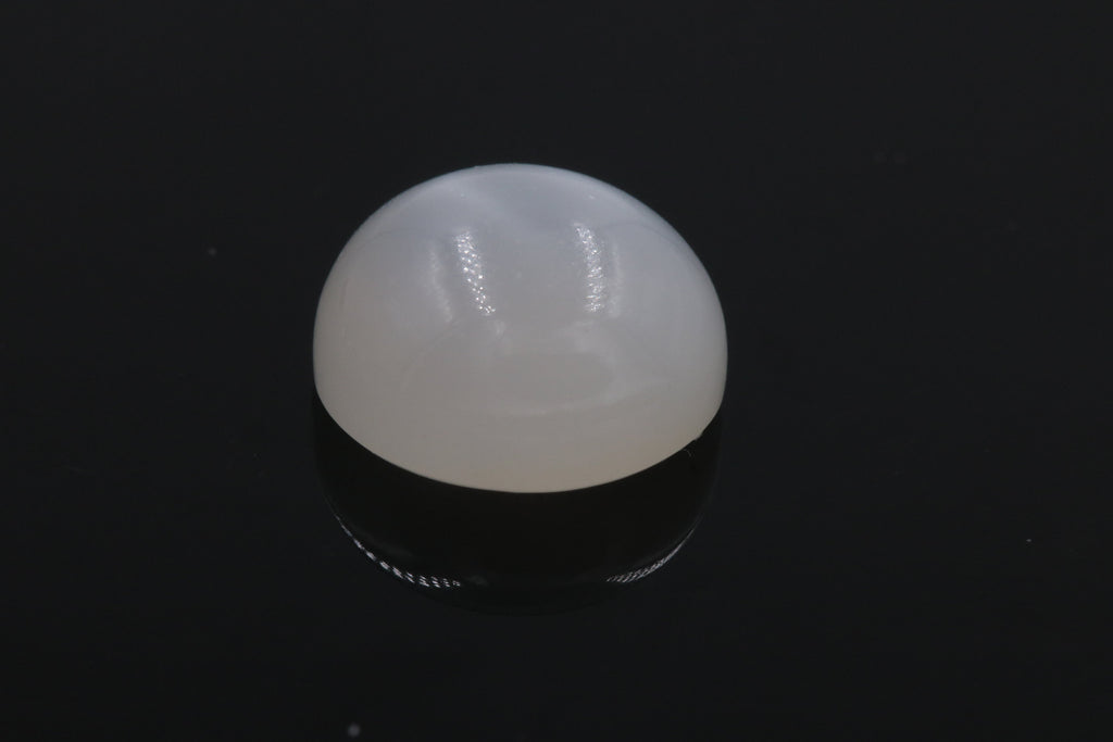 Natural Moonstone White moonstone June Birthstone Moonstone DIY jewelry Supplies Moonstone cabs 11mm 5.7ct-Planet Gemstones