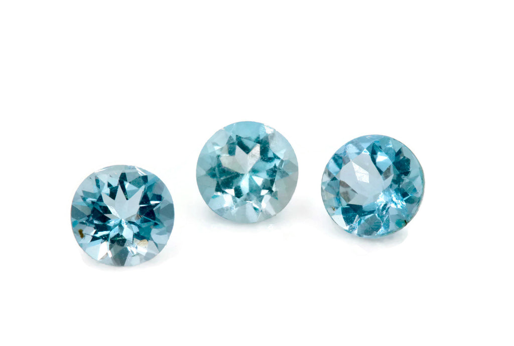 Aquamarine 5mm-Aquamarine-Planet Gemstones