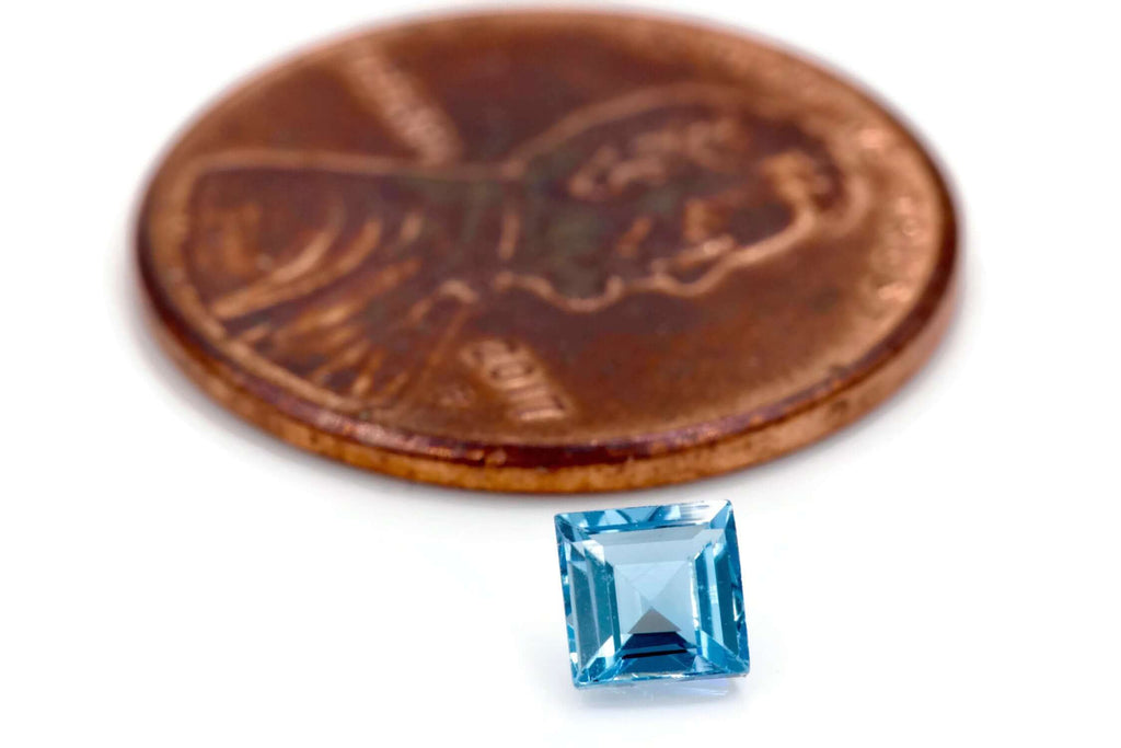 Aquamarine 4mm-Aquamarine-Planet Gemstones