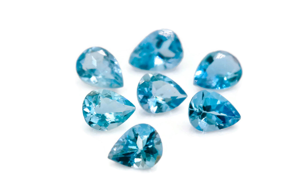 Natural Aquamarine 4x5mm 0.25ct-Aquamarine-Planet Gemstones