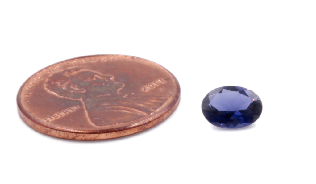 Natural Iolite Gemstone Faceted Iolite Stone Iolite Faceted Loose Iolite Vettrigemsusa 6x4mm Iolite Loose Stone DIY Jewelry Supplies 0.63ct-Planet Gemstones