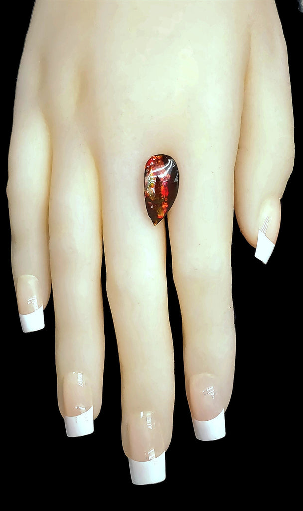 Ammolite (968) Pear shape-Planet Gemstones