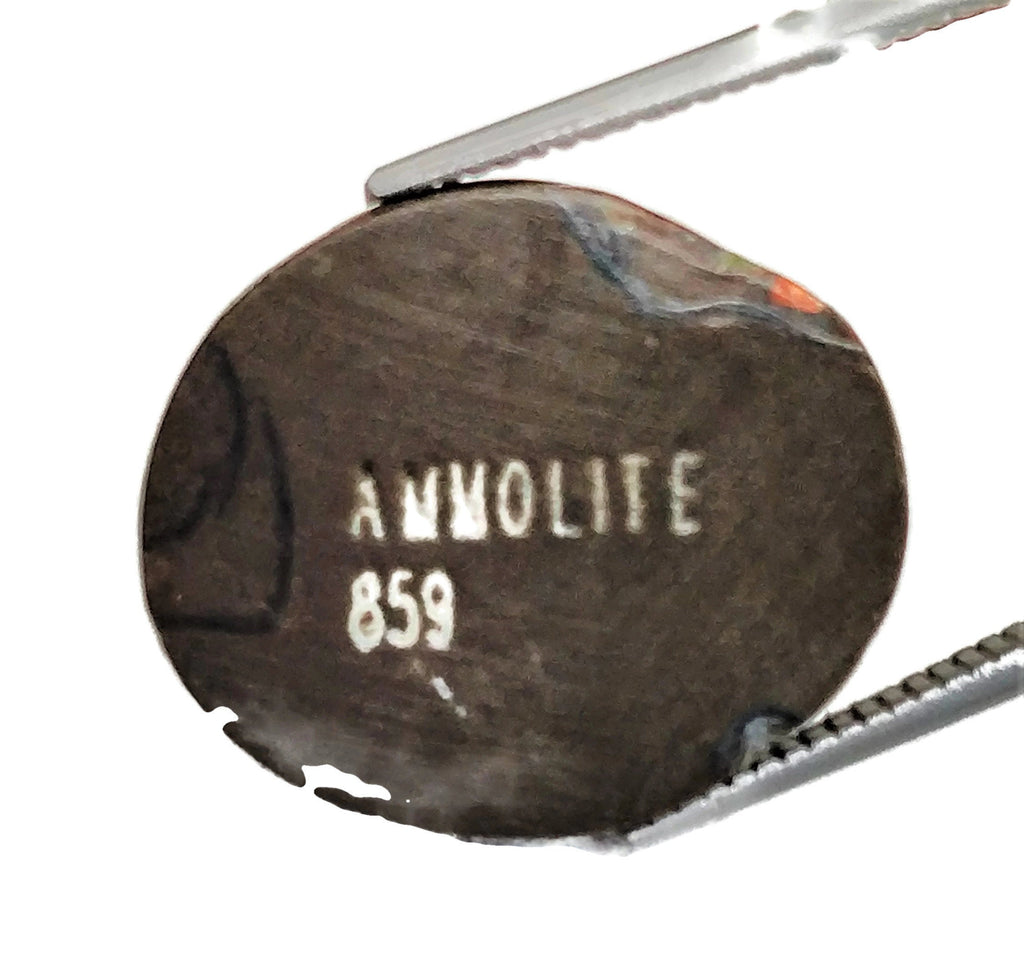 Natural Ammolite Gemstone | Cabochon Ammolite Loose Stone | Canadian Ammolite Gem | Genuine Ammolite (859) Round 7.52 ct-Planet Gemstones