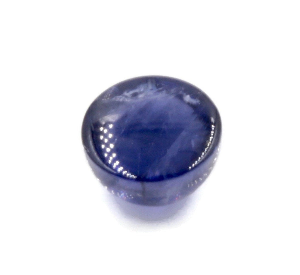 Natural Iolite Gemstone Cabochon Iolite Stone Iolite Loose Round Iolite Vettrigemsusa Iolite cabs Round Iolite Cabochons 8mm 1.72ct-Planet Gemstones