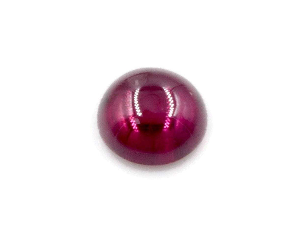 Garnet Natural Garnet January Birthstone Purple Garnet Garnet gemstone Rhodolite Garnet Garnet cabochon Red garnet DIY 6mm 1.20ct-Planet Gemstones
