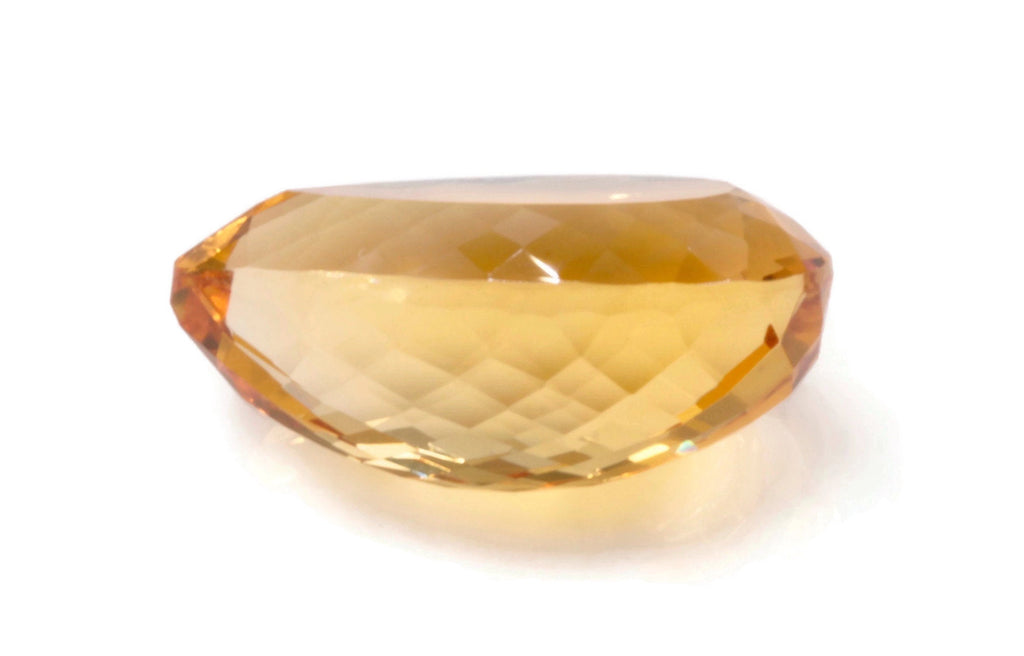 Natural Citrine Quartz Citrine shape Citrine Gemstone DIY Jewelry Supply November Birthstone Golden Citrine Quartz 21.15x11.63mm 15.5ct-Planet Gemstones
