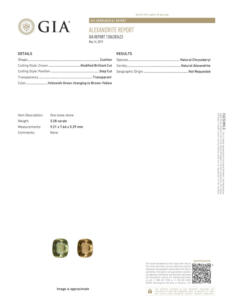 Natural Alexandrite GIA CERT Alexandrite June birthstone Alexandrite Gemstone alexandrite Jewelry Supplies color changing 9.2x7.6mm 3.28ct-Alexandrite-Planet Gemstones