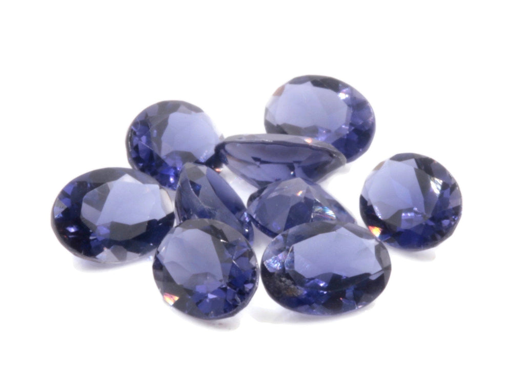 Natural Iolite Gemstone Faceted Iolite Stone Iolite Faceted Loose Iolite Vettrigemsusa 6x4mm Iolite Loose Stone DIY Jewelry Supplies 0.63ct-Planet Gemstones