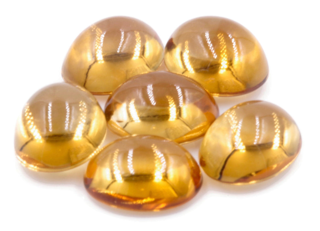 Citrine Cabochon 9x7mm-Planet Gemstones
