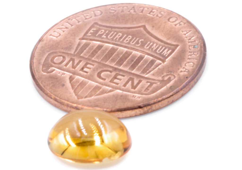 Citrine Cabochon 9x7mm-Planet Gemstones