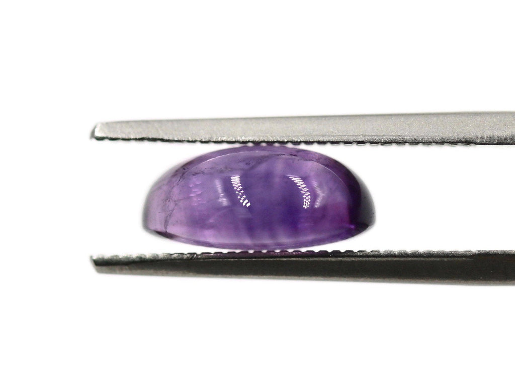 Natural amethyst gemstone amethyst cabochon loose stone genuine amethyst stone loose amethyst amethyst loose stone 11x9mm 3.67ct-Planet Gemstones