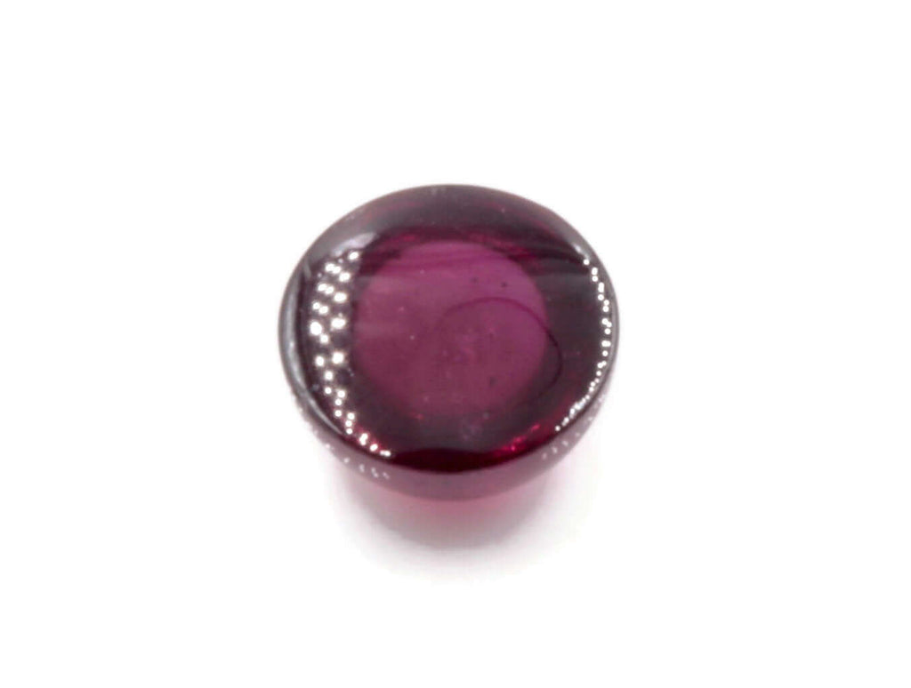Garnet Natural Garnet January Birthstone Purple Garnet Garnet gemstone Rhodolite Garnet Garnet cabochon Red garnet DIY 7mm 1.97ct-Planet Gemstones