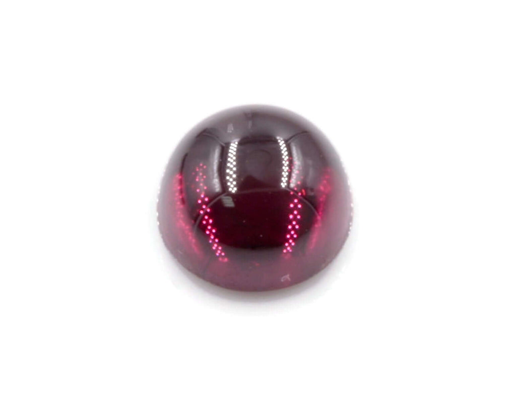 Garnet Natural Garnet January Birthstone Purple Garnet Garnet gemstone Rhodolite Garnet Garnet cabochon Red garnet DIY 8mm 2.93ct-Planet Gemstones