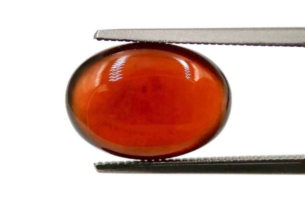 Hessonite Garnet Natural Hessonite Red Garnet Orange Garnet gemstone January Birthstone Hessonite Garnet OV 14x10mm 7.27ct-Planet Gemstones