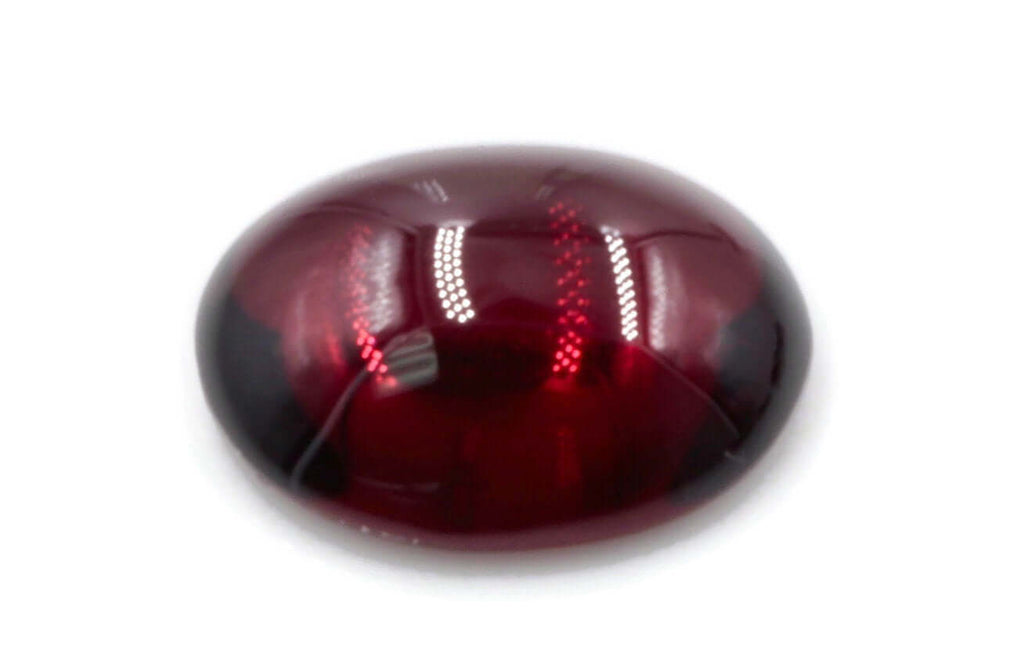 Garnet Natural Garnet January Birthstone Purple Garnet Garnet gemstone Rhodolite Garnet Garnet cabochon Red garnet DIY 12x10mm 4.54ct-Planet Gemstones