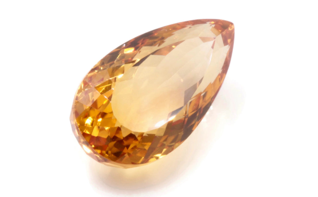 Citrine Pear 15cts-Planet Gemstones