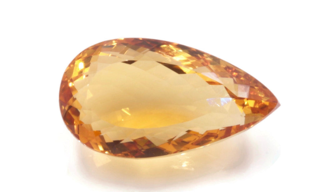 Citrine Pear 15cts-Planet Gemstones