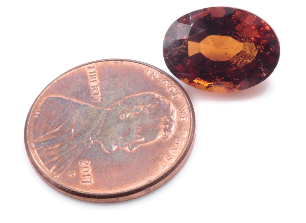 Spessartite Oval 13x12mm-Planet Gemstones