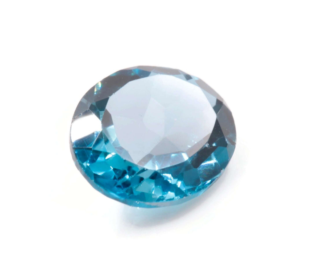 Blue Topaz Natural Blue Topaz London Blue topaz December BirthStone Jewelry Supply DIY Jewelry Supplies 11x9mm OV 4.0ct SKU: 12885-Planet Gemstones