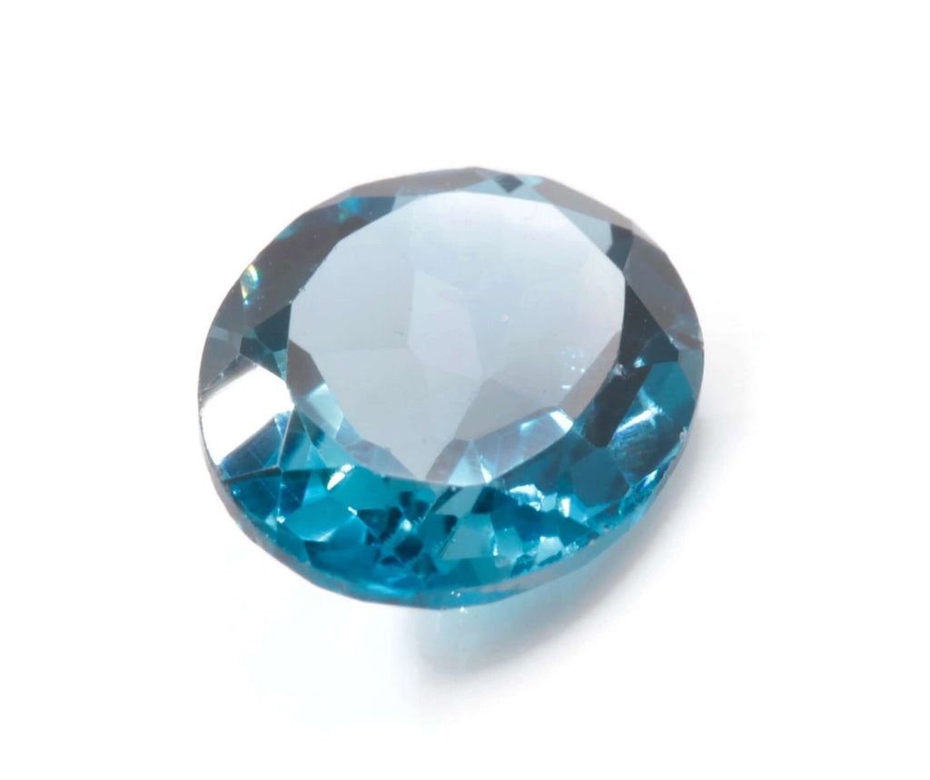 Blue Topaz Natural Blue Topaz London Blue topaz December BirthStone Jewelry Supply DIY Jewelry Supplies 9x7mm OV 2.0ct SKU:12884-Planet Gemstones