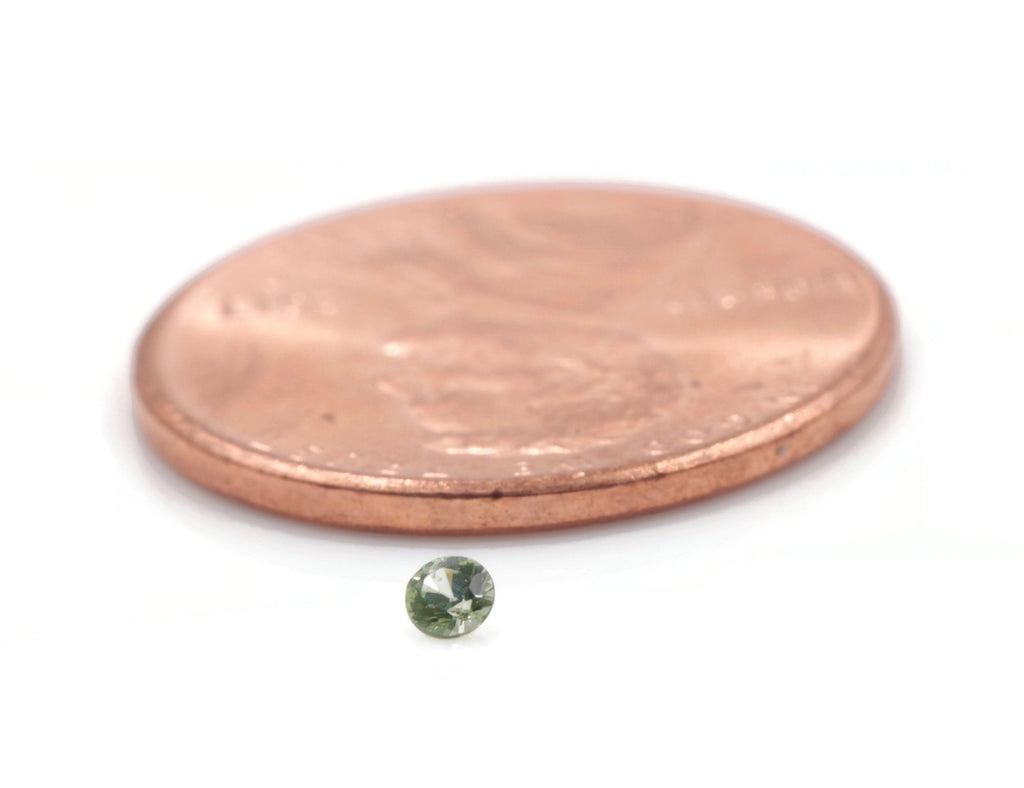Green Sapphire 2mm-Planet Gemstones