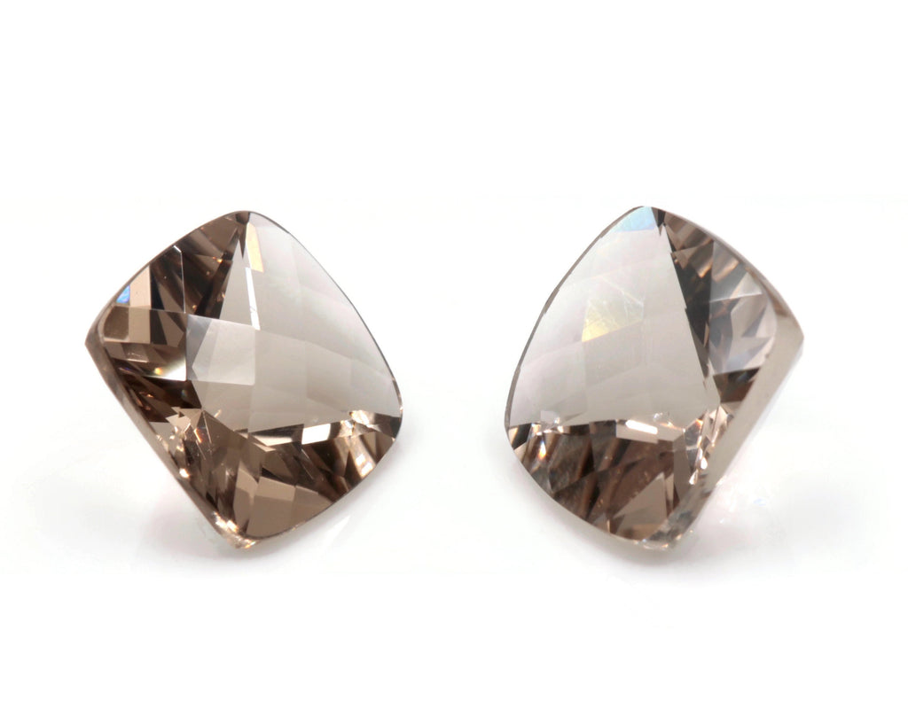 Smoky Quartz Cushion 9mm-Planet Gemstones